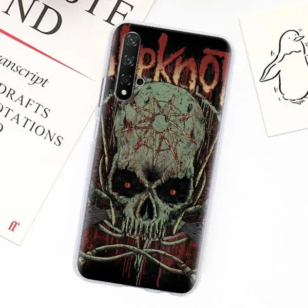 H10 Slipknot Rock Phone Case for Honor 8X 9X 8A Pro 8C 8S Play 3e Honor 20 Pro 10 20 Lite 20i Hard Cover - Цвет: H10