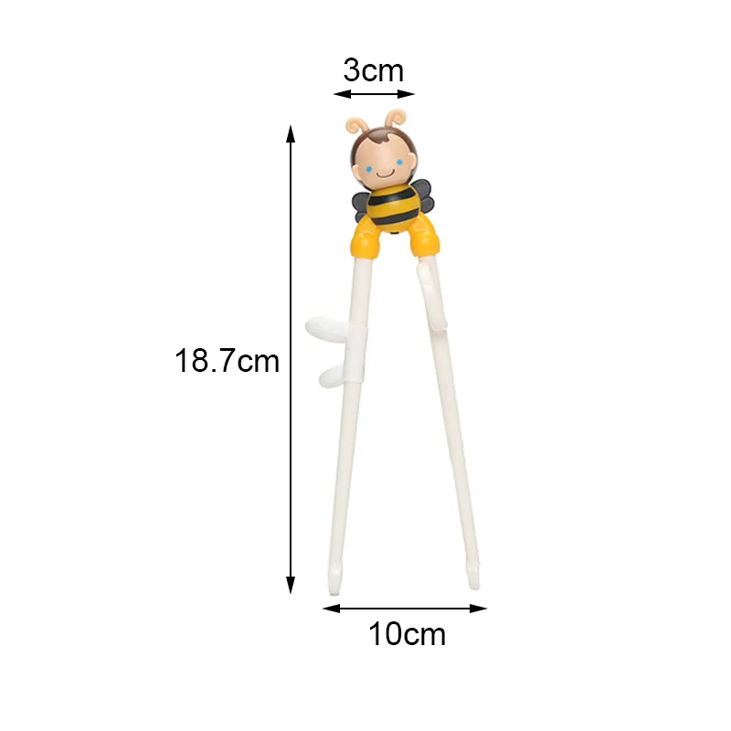 Детские Мультяшные учебные палочки для еды Детские пчелки детские из нержавеющей стали учебные палочки для еды дети посуда обучения легко