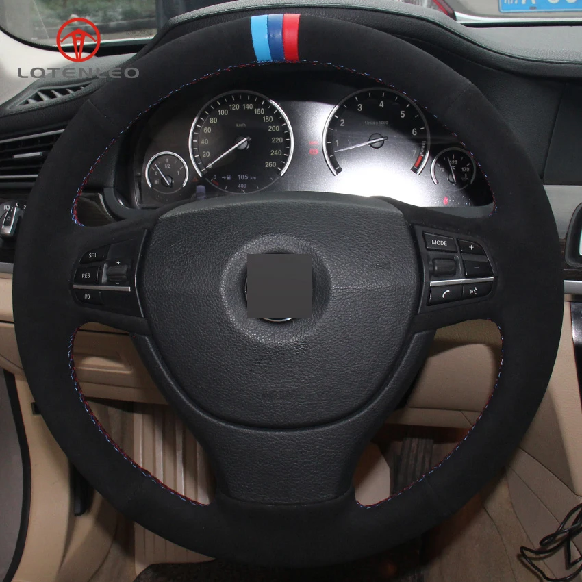 Черный замшевый чехол LQTENLEO для поделок BMW 523Li 525Li F10 F07 F11 2009 2017 730Li 740Li 750Li F01 F02 2008 2015|car
