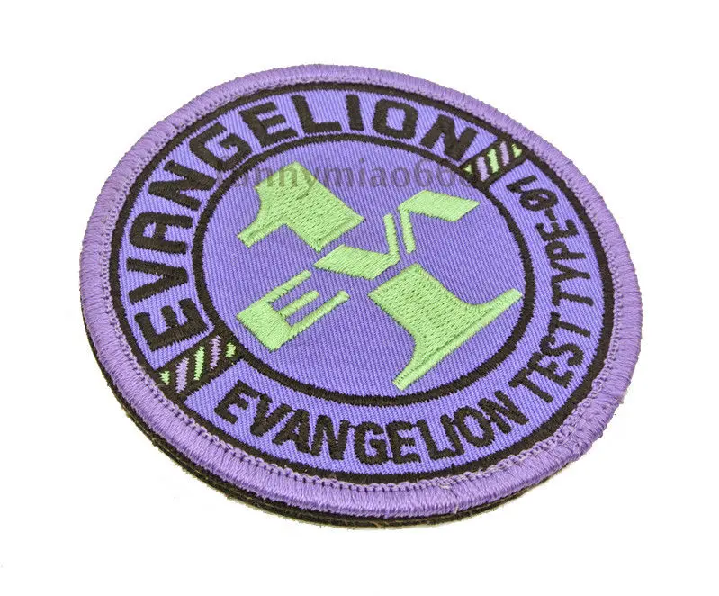 EVA Proto Type-01 Embroidered Badge Patch Neon Genesis Evangelion Bags Appliques