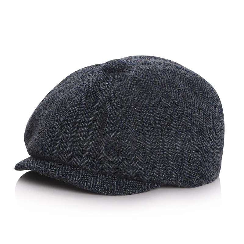 Baby Hat for Boys Vintage Newsboy Kids Cap Baby Boys Hat Autumn Winter Cap for Boy Children Hats 52/54