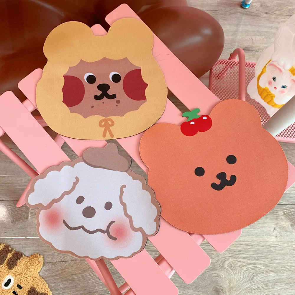 Tapete de Mouse com Desenho de Animais Antiderrapante à Prova D'água para Mesa de Jogos e Escritório Mouse Fofo Decoração Pad 8 para mesa de jogos e escritório decoração
