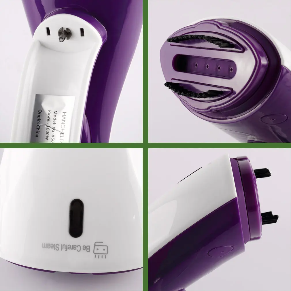 XG-AS02 Portable Lightweight 1000W US/UK/EU Plug Handheld Garment Steamer Ironing Machine for Travel Trip and Home Clothes