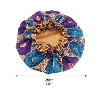 

Kids Satin Bonnet Adjustable Sleeping Cap Night Hats Children Reversible Double P31B