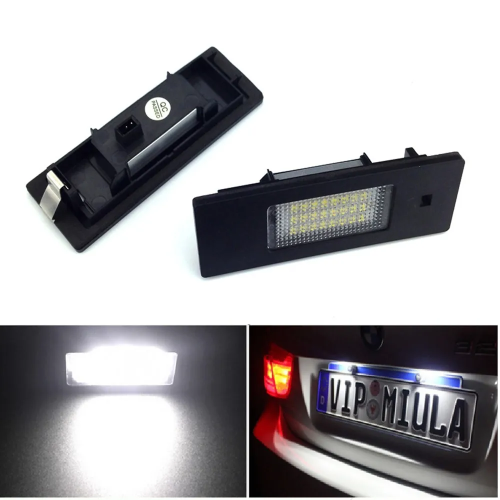 18SMD Alfa Romeo свет номерного знака W8 147 Bz/DS 2000 Светодиодный светильник номерного знака Оригинальное парковочное место