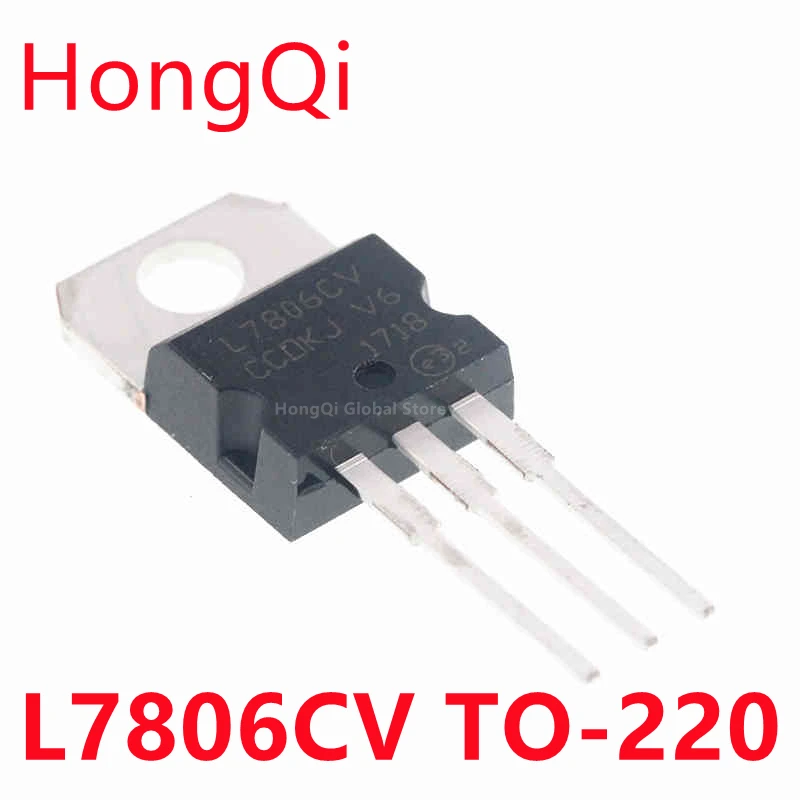 Новая и оригинальная интегральная схема L7806CV TO220 L7806 TO-220 7806 LM7806 MC7806 10 шт. |