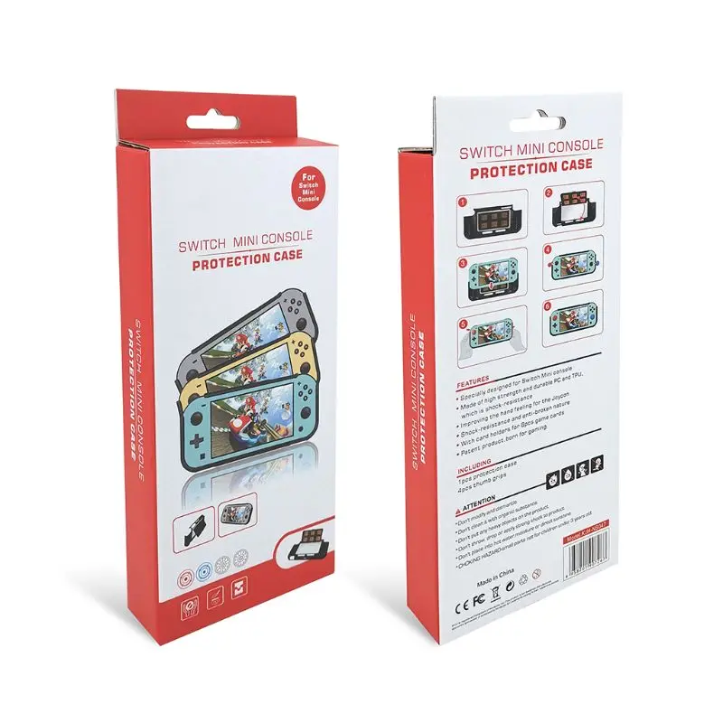 1Set Soft TPU Protective Case Protector Shell with Joystick Cap for Switch Lite