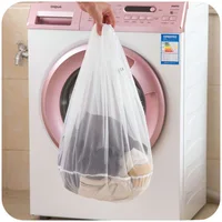 3 Size Drawstring Bra Underwear Socks Foldable Mesh Laundry Bag Household Clothes Laundry Care Accessories 2