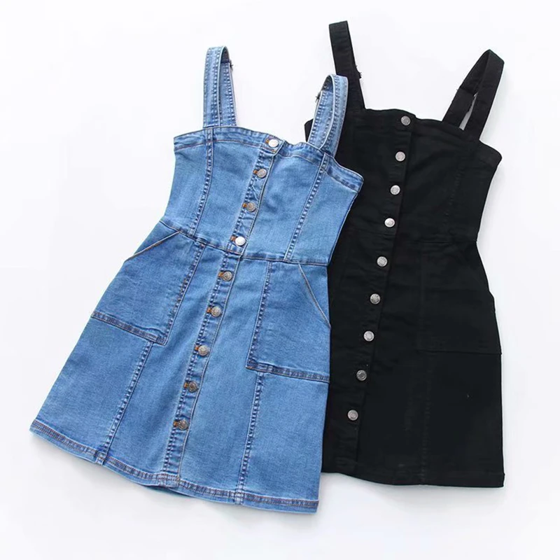 jeans dress overall