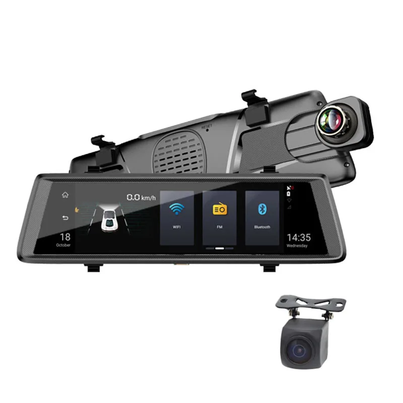 

10 Inch E05 Car Driving Recorder Streaming Media Touch 1080P Dvr 4G Android Adas Rear View Camera Navigator