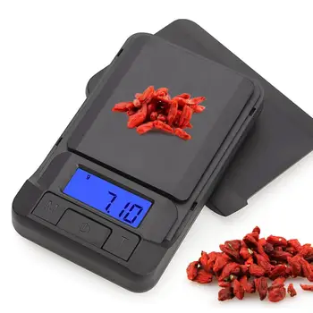 

0.01g Powder Weighing Mini Kitchen Digital Scale Portable Electronic Grams Jewelry Carat Backlit Balance High Accuracy Pocket