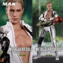 In Stock Collectible 1/6 Scale HotToys VGM14 Metal Gear Solid 3 Snake Eater The Boss Action Figure Model for Fans Gifts
