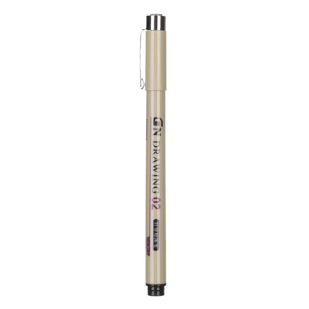 0.2 Pigment Liner чернила маркер для белой доски 0,05 0,1 0,2 0,3 0,4 0,5 0,8 1,0 различных наконечников ручка черная тонкая ручная роспись эскизов ручки с кисточками - Цвет: 0.2