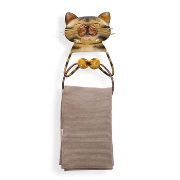 

Tooarts Cat Towel Ring Holder Heavy Can Store Loose Items Suitable for Every Place in the Family