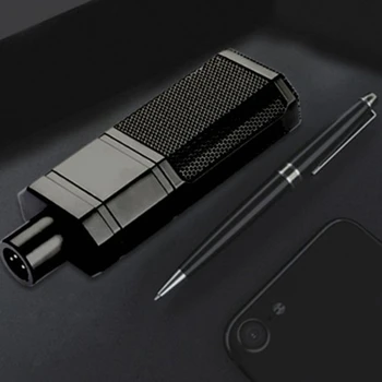 

Condenser Microphone Cardioid Active Noise Canceling Microphone Suitable for Computer, Recording, Live Broadcasting