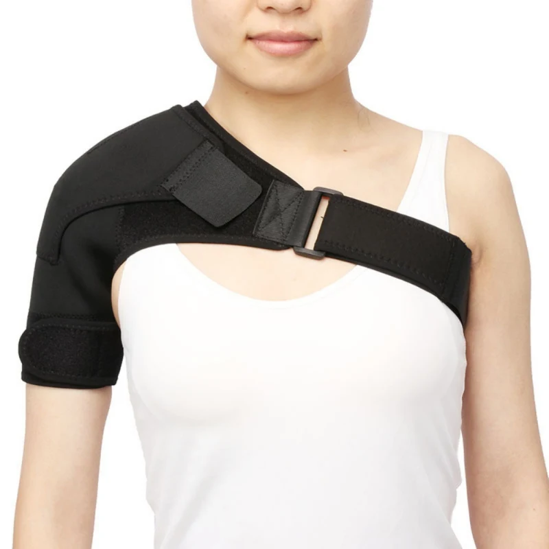 

Practical Gym Sports Health-care Single Shoulder Protection Adjustable Breathable Back Support Belt Durable Back Brace Strap