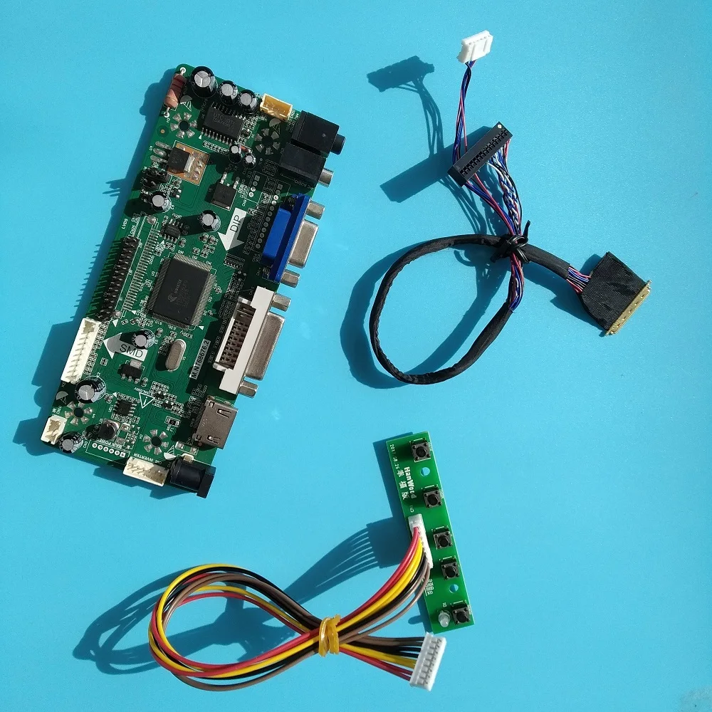 Плата контроллера для B133XW01 V0/V1 панель 13," 1366X768 дисплей комплект 40pin экран VGA DIY HDMI M. NT68676 DVI ЖК-монитор СВЕТОДИОДНЫЙ