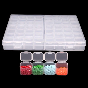 

56pcs Plastic Diamond Painting Accessories with Bottles Container Storage Box Diamant Painting Holder Daimond painting Box