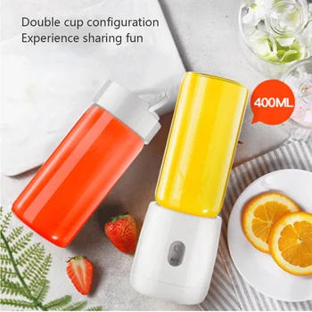 

400ml portable mini 6 Blades Blender juicer Electric Mixer Mini USB Rechargeable Blenders Fruit Extractor Food Maker Smoothie