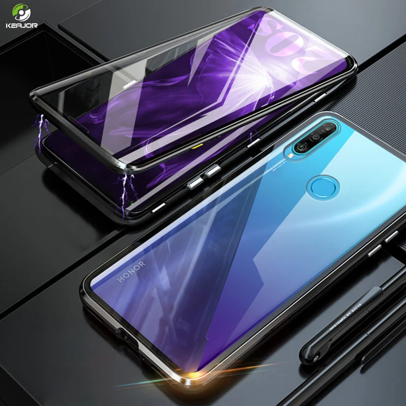 Магнитный чехол для Huawei Honor 20 S противоударный бампер двухсторонний