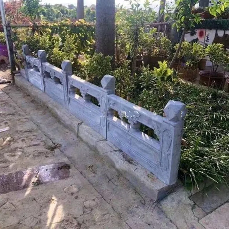 Home Garden DIY Guardrail Decorate Cement Gypsum Concrete Casting Mold 