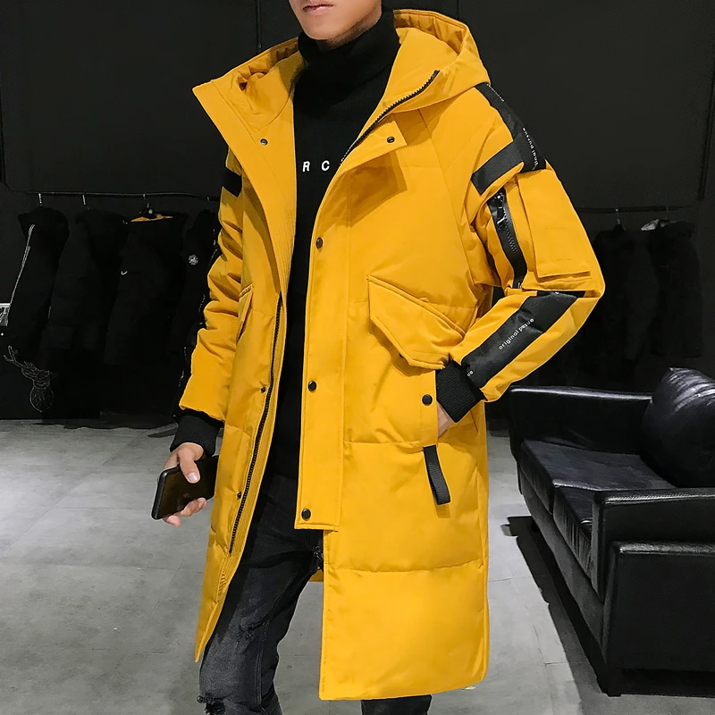 

Tide Winter White Duck Down Jacket For Men Warm And High Quality Jackets Fashion Windproof Coat