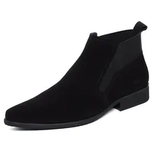 Winter Mens Boots Genuine Leather High Quality Cow Leather Men Dress Boots Shoes Black Lace-up Suede Ankle Boots Winter Mens Boots Genuine Leather High Quality Cow Leather Men Dress Boots Shoes Black Lace-up Suede Ankle Boots