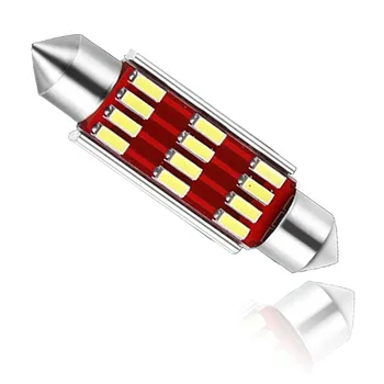 

Canbus Festoon 31mm 36mm 39mm 41mm LED Bulb 1PCS C5W C10W Super Bright Error Free Auto Bulb interior light Doom Lamp 12 SMD 12V