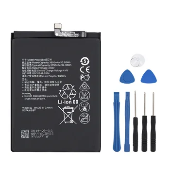 

2 Pcs/Lot Original HB386589ECW 3650mAh For Huawei P10 plus Honor 8X View 10 V10 Mate 20 Lite Nova 3 4