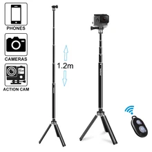 Супер длинная селфи-палка штатив с рукояткой 3в1 с беспроводным пультом дистанционного управления монопод для спортивной экшн-камеры видеокамера