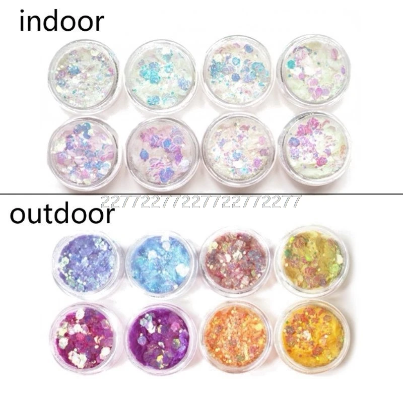 

UV Color Change Mica Powder Sunlight Reactive Sequain Glitter Resin Jewelry DIY Light change sequins S05 19 Dropship
