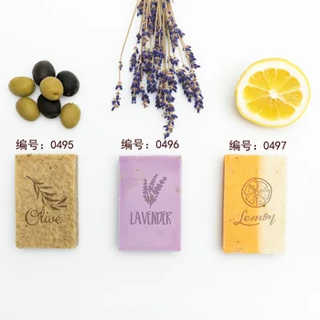 

free shipping natural handmade acrylic soap seal stamp mold chapter mini diy olive lavender lemon patterns organic glass 4X4cm