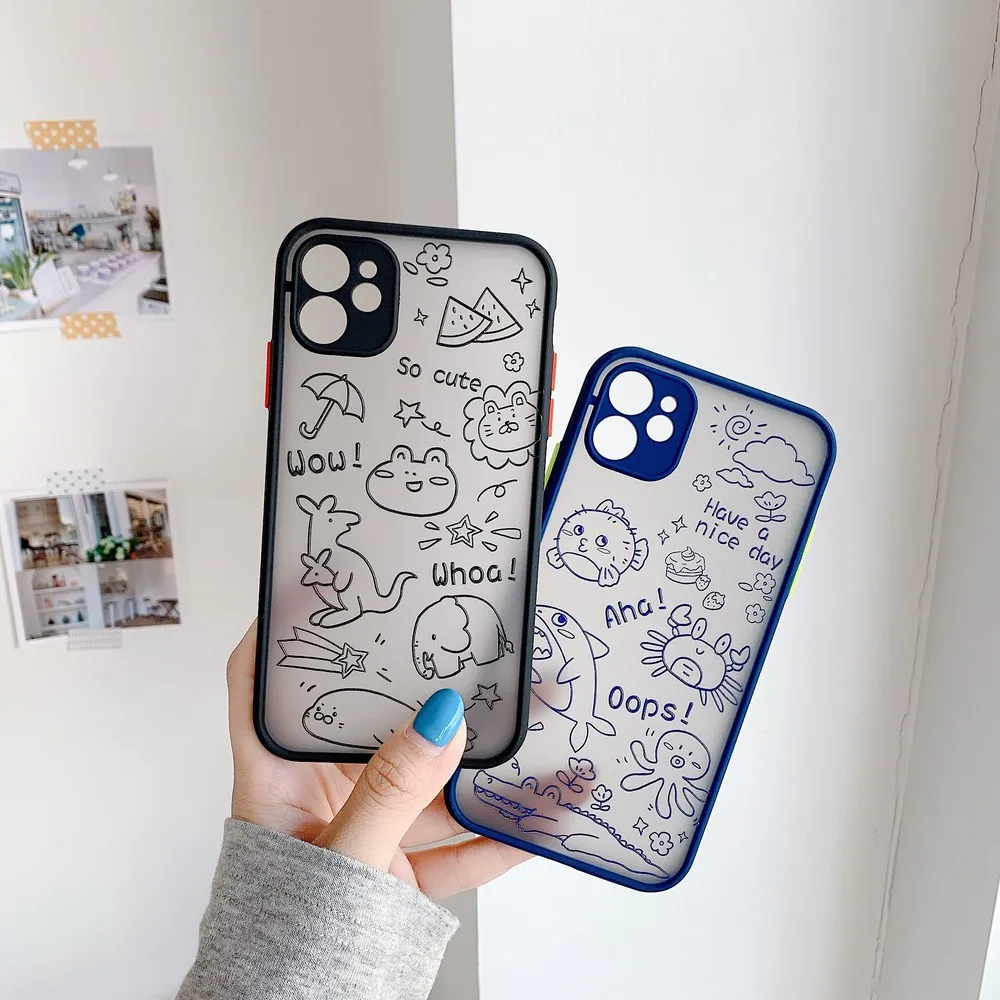 

Cute dustproof and shatterproof phone case forApple 6 6s plus 7 8 7plus 8plus x XR XS Max 11 11pro Max