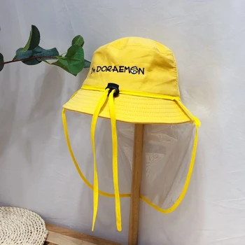 

Removable Children Cap Anti-fog Fisherman Hat Lovely Child Protection Cap with Cape