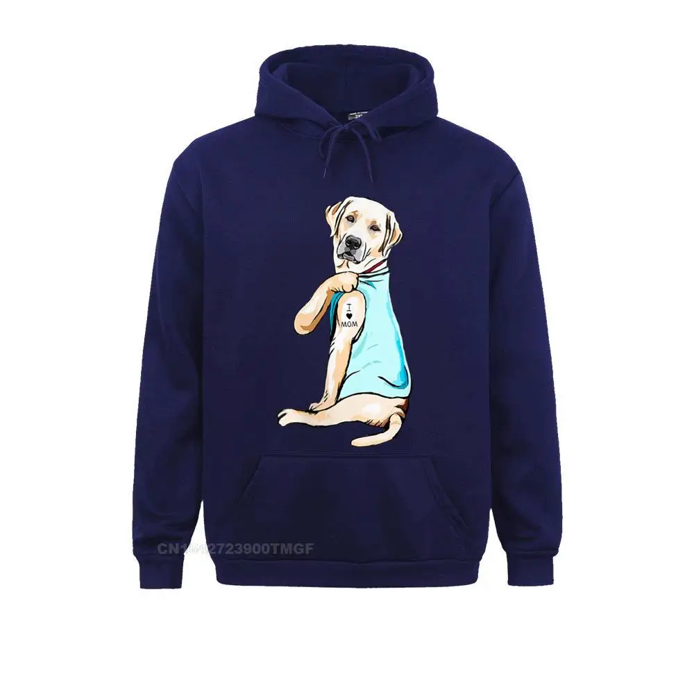 Womens I Love Mom Funny Labrador Tattooed V-Neck T-Shirt__20486 Student 2021 Hot Sale Hoodies Summer Sweatshirts Street Long Sleeve Hoods Womens I Love Mom Funny Labrador Tattooed V-Neck T-Shirt__20486navy