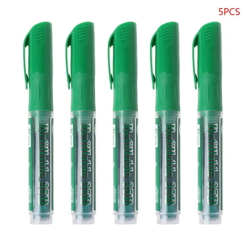 

Erasable Whiteboard Marker Pen Dry-Erase Sign Ink Refillable Office School Supplies Student Gift
