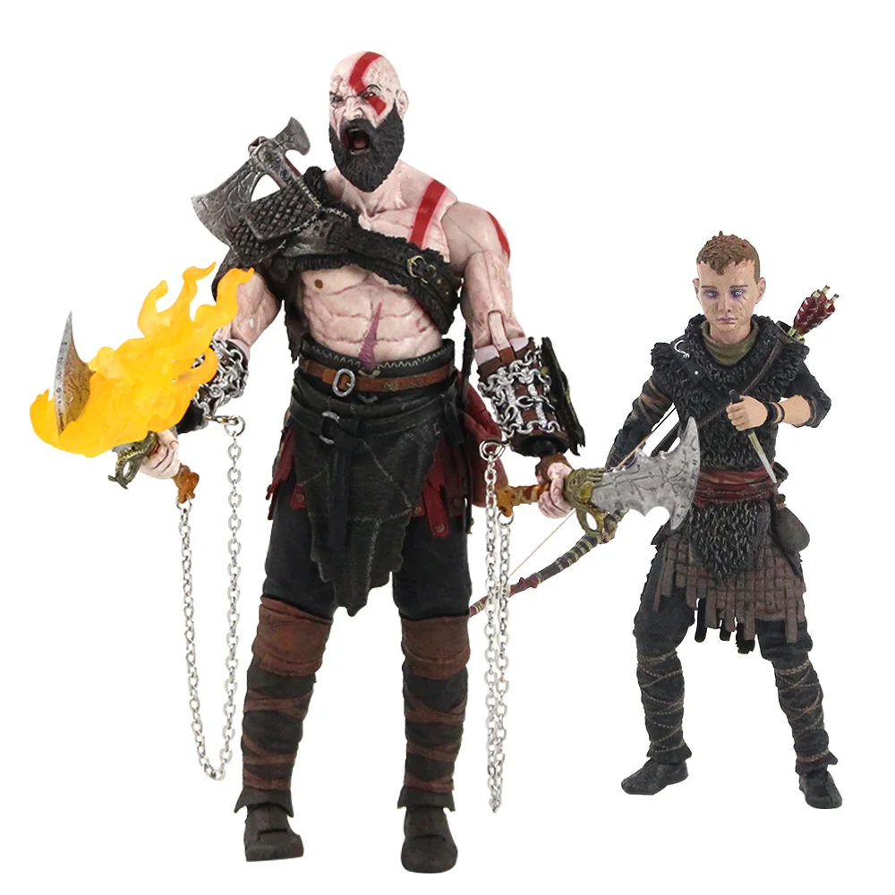 Neca God War 2 Kratos Action Figure God War Kratos Atreus Figure 14