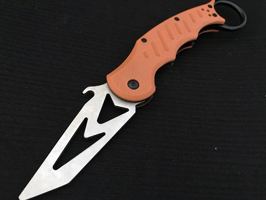 G10 ручка коготь нож karambit коготь нож складной подарок маленький складной нож выживания Охота Открытый складной нож - Цвет: Style 3