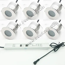 3W CREE 12V 24V IP68 мини светодиодные светильники с 110V 220V IP67 трансформатор+ разъем сад бассейн подводное освещение