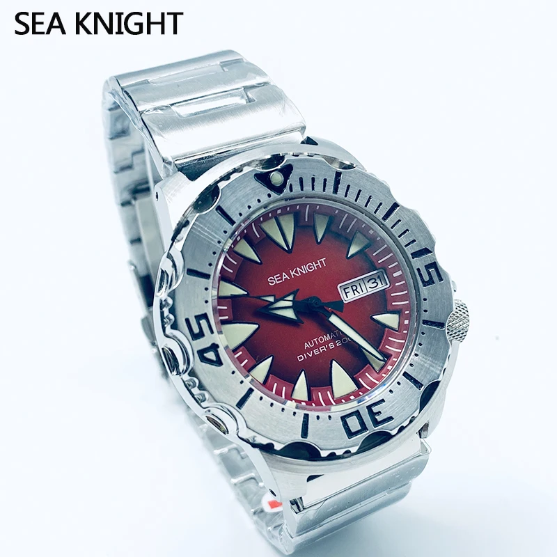 Мужские механические часы Sea knight новинка монстр автоматические для дайвинга Sharkey