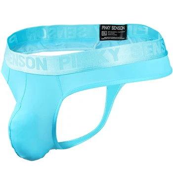 

Men's Sexy Underpants Bulge Pouch Underwear Thongs Thin Jockstrap Sheer Briefs