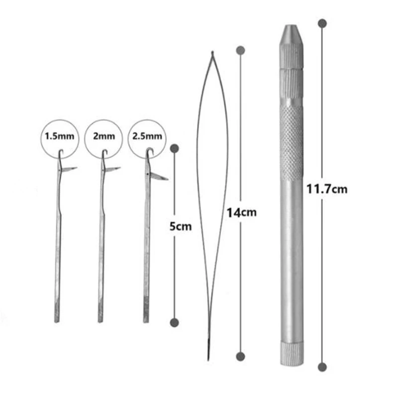 2in1 Aluminum Crochet Hook Needle Kit coolgiftpoint