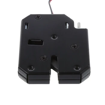 

Electromagnetic Electric Control Cabinet Drawer Lockers For 12V DC Lock Latch Carbon Steel Black Door Access Control