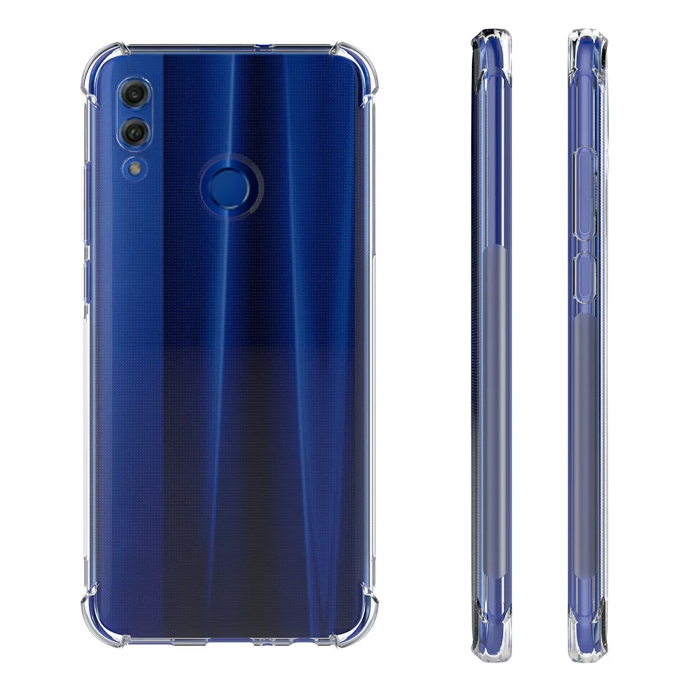 Huawei Honor 10 Lite HRY-AL00 подушки безопасности буфера полная защита чехол прозрачный мягкий ТПУ противоударный задняя крышка Honor10 Lite HRY-LX2 чехол