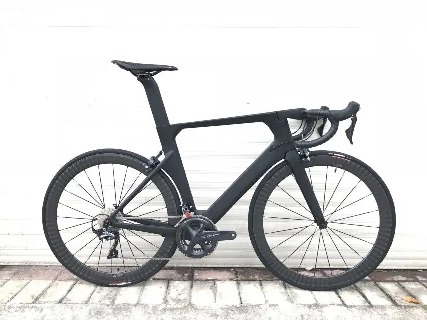 Sale New Technology AEROMACHINE MONOCOQUE one piece Full Carbon Road Complete Bike Road Bicycle Frame wheels R8000 Groupset 2