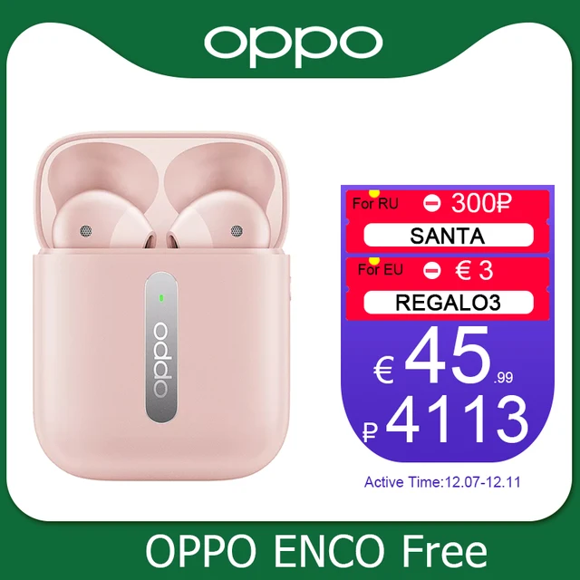 Oppo Enco Gratis / X Draadloze Koptelefoon TWS Ruisonderdrukking Oortelefoon Bluetooth 5.0 Oordopjes Voor Reno 4 Pro SE Vinden X2 pro