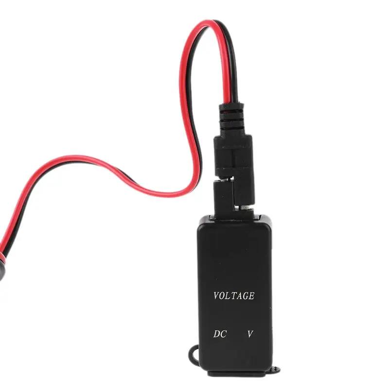 Мотоцикл SAE к USB адаптер мотоцикл QC 3,0 двойной USB зарядное устройство светодиодный вольтметр