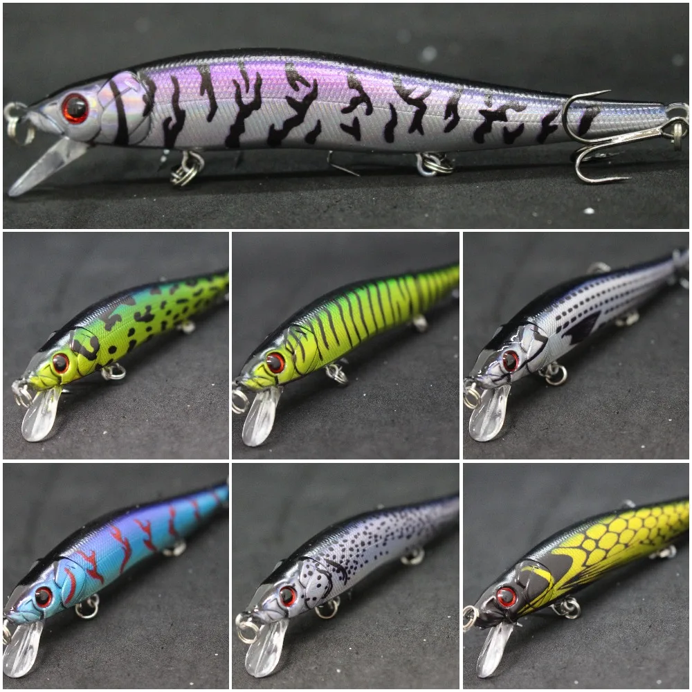 

Fishing Lure Body Minnow Crankbait Hard Bait Fresh Water Shallow Water Bass Walleye Crappie Minnow Fishing Tackle M262SX18