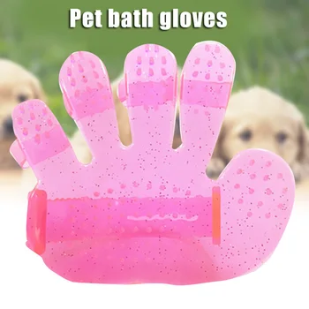 

Pet Wash Brush Glove Comb Bath Soft Tool Dogs Cats Cleaning Supplies Massage Brush M2