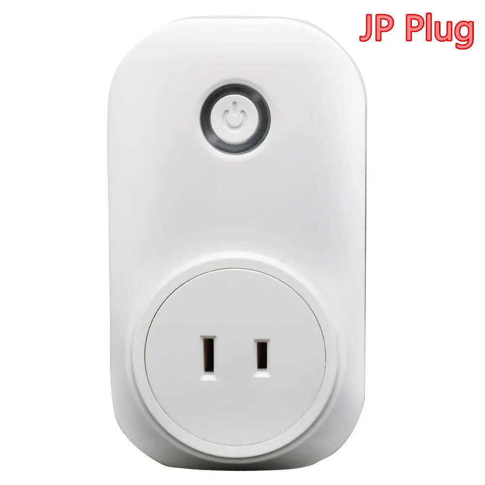 JP Plug WiFi интеллектуальная розетка беспроводной пульт дистанционного управления адаптер приложение дистанционное управление для Amazon Alexa Google Home EU/US/AU/UK/IT/BR/FR/JP - Цвет: JP Plug